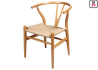 Hand - Made Rope Seater Solid Wood Dining Chairs Y Back Nordic  Y Chair