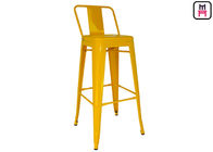 Tolix Metal Chairs Restaurant Bar Stools Industrial Style Indoor / Outdoor