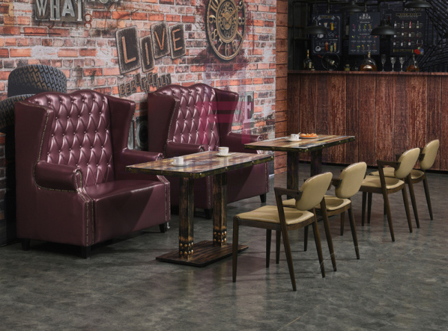 Alto asiento comercial clásico de lujo trasero de la cabina con diseño