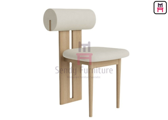 comprar Paño grueso y suave blanco del Berber del vintage tapizado cenando la silla sin los apoyabrazos online manufacture