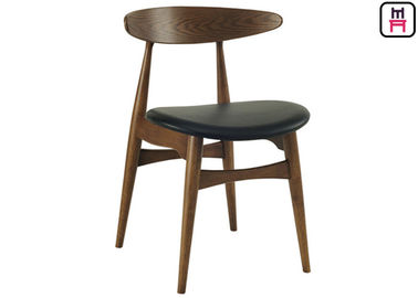 comprar el restaurante de madera 0.35cbm preside la silla de Ash Wood Leather Seater Armless online manufacture