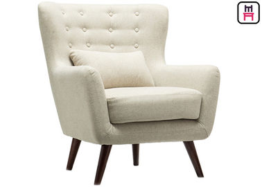 comprar Pierna de madera cómoda del estilo de los apoyabrazos de la sola silla acogedora nórdica del sofá para el hogar/la oficina online manufacture