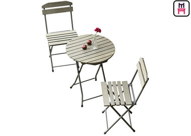 comprar Mesa de comedor y sillas plegables de madera plásticas, muebles para todo clima del patio del jardín online manufacture