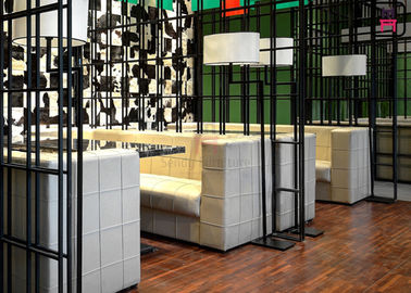 comprar Asiento cuadrado del restaurante de los alimentos de preparación rápida del hotel del modelo, cabinas de encargo del restaurante en forma de 