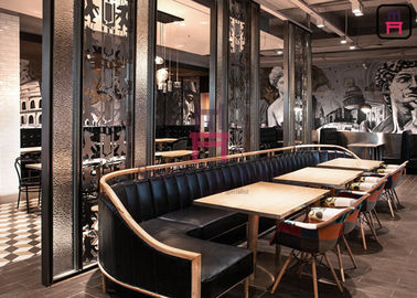 comprar Cabina en forma de L de madera sólida del comensal, cena de lujo del asiento del banco del Banquette del estilo francés online manufacture