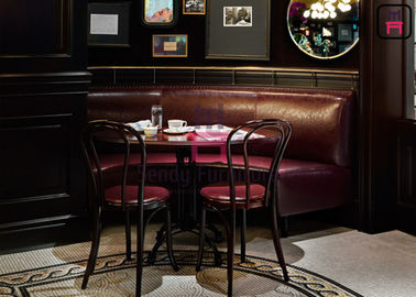 comprar Banquette redondo de encargo determinado del café del banco del sofá de cuero del restaurante para el hotel de cinco comienzos online manufacture