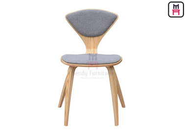 comprar Las sillas de madera de madera del restaurante del triángulo, parte posterior tapizaron la silla de cena sin brazo online manufacture