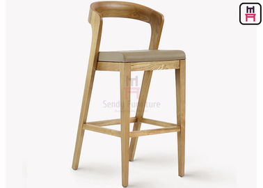 comprar Taburetes de bar del restaurante de madera sólida, volumen de cuero de los taburetes de bar 0.4cbm de la parte posterior del alto online manufacture