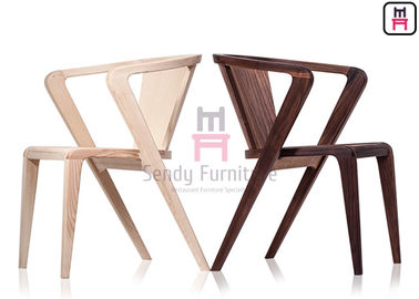 comprar Uso interior cruzado sillas de madera formado Z de la ceniza del brazo del restaurante con los apoyabrazos online manufacture