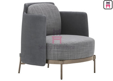 comprar Silla tapizada tela moderna del sofá de solo Seat con las piernas del acero inoxidable online manufacture