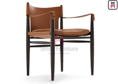 comprar El comedor de madera del restaurante del marco de la ceniza preside los apoyabrazos modernos para el pasillo del hotel online manufacture