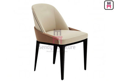 comprar El restaurante de madera del mini cuero de los apoyabrazos preside los muebles con el respaldo dual del color online manufacture