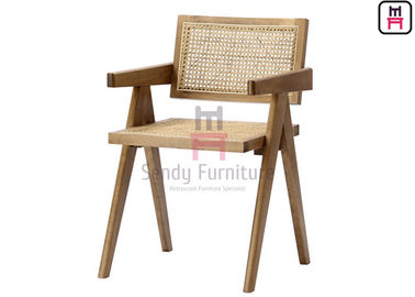 comprar Rota hecha a mano del estilo asiático suroriental que cena el marco de madera sólido Cane Dining Chair de las sillas online manufacture