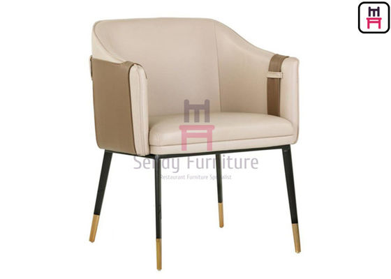 comprar Brazo tapizado de cuero de madera sólido de la pierna que cena la silla online manufacture