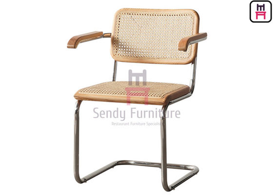 comprar 0.44cbm silla de cena voladiza de madera SS201 con el respaldo de Canework online manufacture