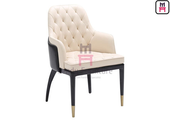 comprar Sillas de madera modernas del restaurante con dual - decoración tapizada cuero del botón de los colores online manufacture
