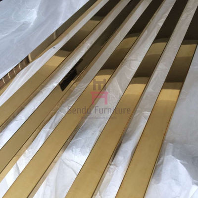 comprar Paleta de colores de electrochapado cepillada SS de los muebles del oro los 2.7m online manufacture