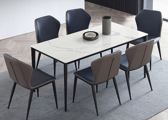 comprar Top de piedra rectangular de la losa del OEM de la mesa de comedor del ODM el 120x70x75cm online manufacture