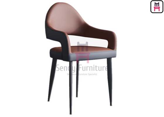 comprar La silla tapizada W45cm Eco del restaurante del metal cubre nórdico con cuero revelado online manufacture