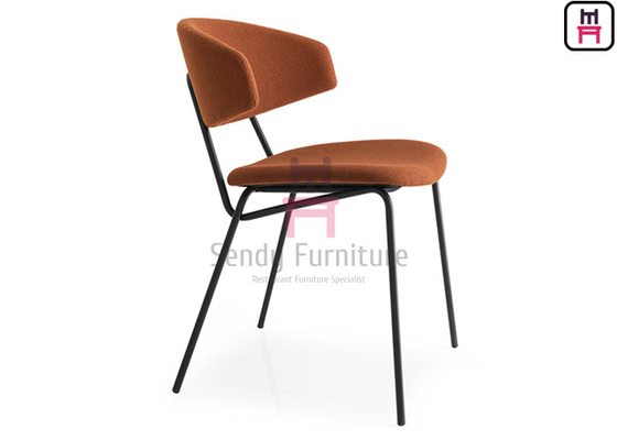 comprar Marco metálico Shell Cushion With Backrest de la silla de la espalda abierta del restaurante H78cm online manufacture