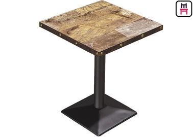 mesa de comedor interior impermeable del club de la madera contrachapada de los 2ft * de los 2ft con el modelo del vintage