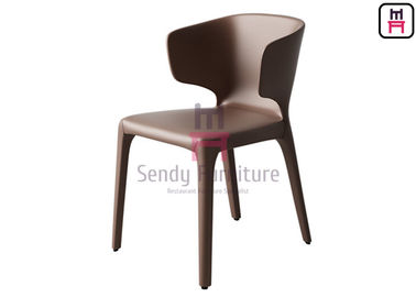 Sillas de cena de cuero del estilo contemporáneo con Brown/negro/color gris