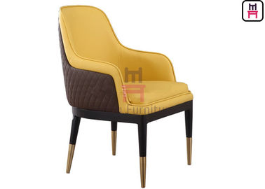 El alto comedor de madera trasero preside de gran tamaño de lujo del color dual para el sitio del hotel/VIP