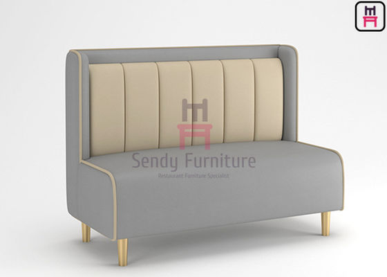 Alto color dual trasero 1.2cbm Sofa Booth tapizado los 4ft