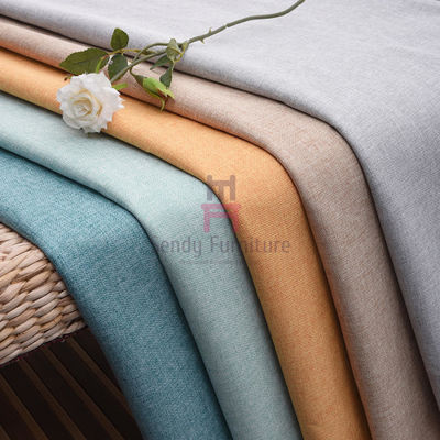 Ignifugue la paleta de colores los 450g/M Velvet/material tapizado de lino de los muebles de la anchura del 1.8m