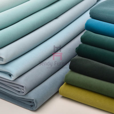 Ignifugue la paleta de colores los 450g/M Velvet Linen de los muebles de la anchura del 1.8m
