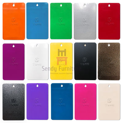 Paleta de colores de los muebles de la capa del polvo del SGS ningún material de descoloramiento del metal del color