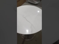 Tulip Base de oro cepillada con la base de mármol de la tabla de la mesa de centro/de la trompeta