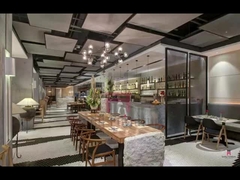 Silla de comedor de cuero marrón de madera de ceniza con reposabrazos