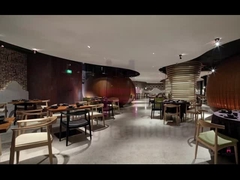 Sobre - el restaurante de madera de los apoyabrazos del tamaño preside con el amortiguador de cuero/el marco de madera