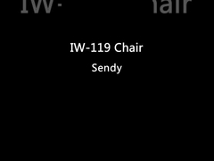 La cena de madera tapizada cuero no preside ningún apoyabrazo con Ash Wood Black Color