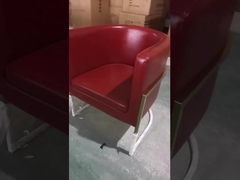 El terciopelo tapizó el restaurante de espalda 0.42cbm que cenaba la silla